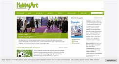 Desktop Screenshot of hobbyart-online.de